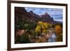 Autumn Southwest Zion National Park, Utah-Vincent James-Framed Photographic Print