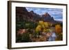 Autumn Southwest Zion National Park, Utah-Vincent James-Framed Photographic Print