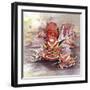 Autumn Squirrel-The Tangled Peacock-Framed Giclee Print