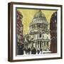 Autumn, St Paul's, London-Susan Brown-Framed Giclee Print