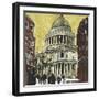 Autumn, St Paul's, London-Susan Brown-Framed Giclee Print