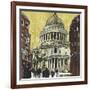 Autumn, St Paul's, London-Susan Brown-Framed Giclee Print