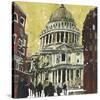 Autumn, St Paul's, London-Susan Brown-Stretched Canvas