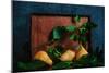 Autumn Still Life with Pears-Dina Belenko-Mounted Photographic Print