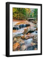 Autumn Stream, White Mountain, New Hampshire-Vincent James-Framed Photographic Print