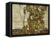 Autumn Sun-Egon Schiele-Framed Stretched Canvas