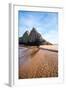 Autumn Sunlight at Three Cliffs Bay, Gower, South Wales, UK-Nigel John-Framed Photographic Print