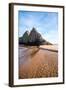 Autumn Sunlight at Three Cliffs Bay, Gower, South Wales, UK-Nigel John-Framed Photographic Print