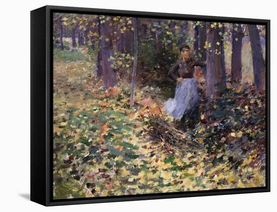 Autumn Sunlight-Robinson Theodore-Framed Stretched Canvas