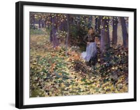 Autumn Sunlight-Robinson Theodore-Framed Giclee Print