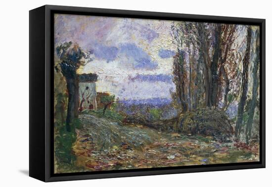 Autumn Sunset, 1895-1900-Leonardo Bistolfi-Framed Stretched Canvas