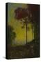 Autumn Sunset, 1908 (Oil on Wood)-Julian Onderdonk-Stretched Canvas