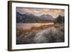 Autumn Sunset at June Lake Eastern Sierras California-Vincent James-Framed Photographic Print