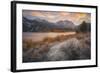 Autumn Sunset at June Lake Eastern Sierras California-Vincent James-Framed Photographic Print