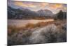 Autumn Sunset at June Lake Eastern Sierras California-Vincent James-Mounted Photographic Print