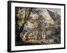 Autumn: Swarm of Bees, C.1780-George Robertson-Framed Giclee Print