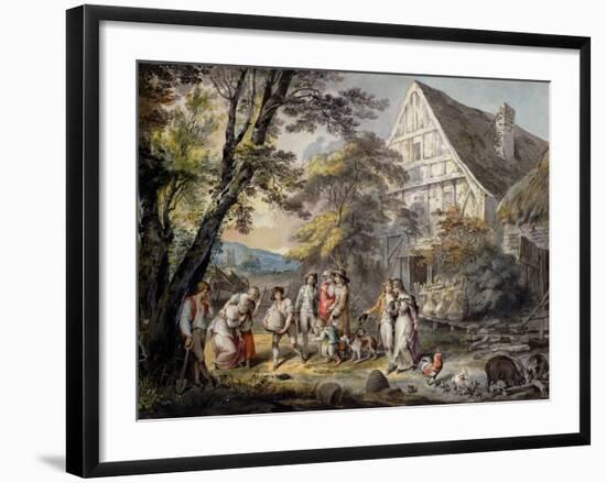 Autumn: Swarm of Bees, C.1780-George Robertson-Framed Giclee Print