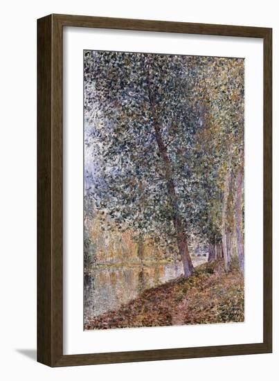 Autumn, the Banks of the Loing; L'Autumne, Bords Du Loing, 1880-Alfred Sisley-Framed Giclee Print