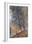 Autumn, the Banks of the Loing-Alfred Sisley-Framed Giclee Print