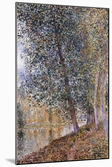 Autumn, the Banks of the Loing-Alfred Sisley-Mounted Giclee Print