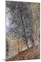Autumn, the Banks of the Loing-Alfred Sisley-Mounted Giclee Print