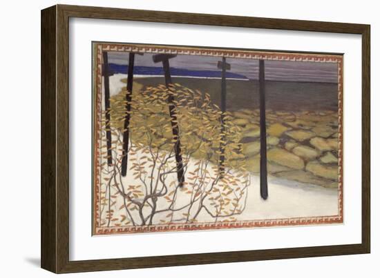 Autumn, the Five Crosses-Akseli Valdemar Gallen-kallela-Framed Giclee Print