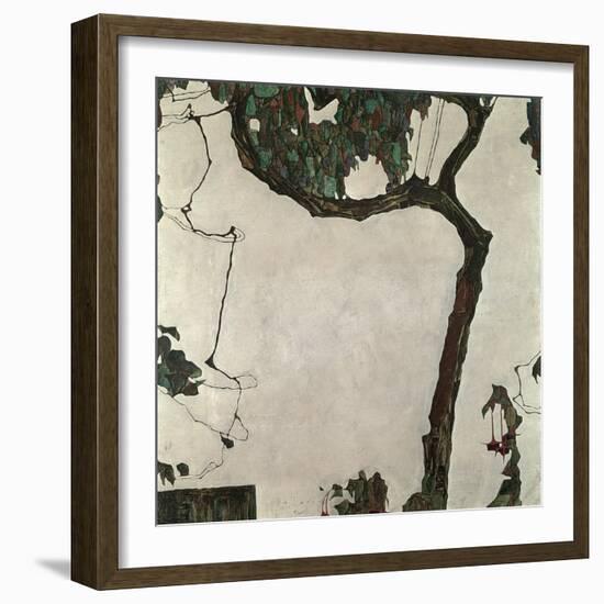 Autumn Tree, 1909-Egon Schiele-Framed Giclee Print