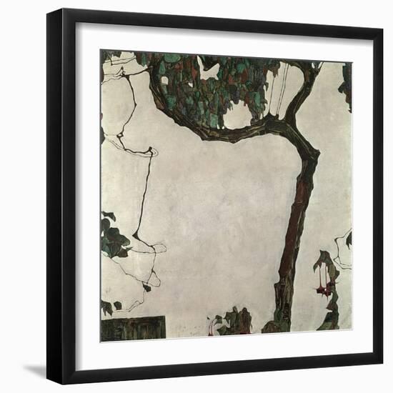 Autumn Tree, 1909-Egon Schiele-Framed Giclee Print