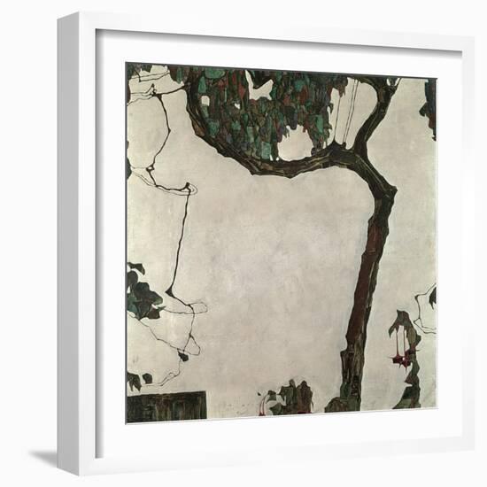 Autumn Tree, 1909-Egon Schiele-Framed Giclee Print