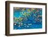 Autumn Tree and Lake, Jiuzhaigou National Park, Sichuan Province, China-Peter Adams-Framed Photographic Print