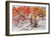 autumn tree tops-Neela Pushparaj-Framed Giclee Print