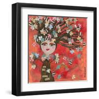 Autumn Tree-Cherie Burbach-Framed Art Print