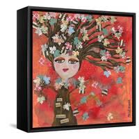 Autumn Tree-Cherie Burbach-Framed Stretched Canvas