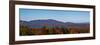 Autumn trees at lakeshore, Brome Lake, West Bolton, Quebec, Canada-null-Framed Premium Photographic Print