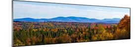 Autumn trees on landscape, Foster, Quebec, Canada-null-Mounted Photographic Print