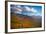 Autumn trees on mountain, Baxter Mountain, Adirondack Mountains State Park, New York State, USA-null-Framed Photographic Print