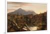 Autumn Twilight, View of Corway Peak, 1834-Thomas Cole-Framed Giclee Print