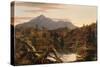 Autumn Twilight, View of Corway Peak, 1834-Thomas Cole-Stretched Canvas