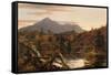 Autumn Twilight, View of Corway Peak, 1834-Thomas Cole-Framed Stretched Canvas