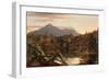 Autumn Twilight, View of Corway Peak, 1834-Thomas Cole-Framed Premium Giclee Print