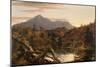 Autumn Twilight, View of Corway Peak, 1834-Thomas Cole-Mounted Premium Giclee Print