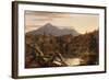 Autumn Twilight, View of Corway Peak, 1834-Thomas Cole-Framed Giclee Print