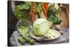 Autumn Vegetable Still Life with Brassicas, Potatoes and Carrots-Eising Studio - Food Photo and Video-Stretched Canvas