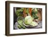 Autumn Vegetable Still Life with Brassicas, Potatoes and Carrots-Eising Studio - Food Photo and Video-Framed Photographic Print