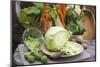 Autumn Vegetable Still Life with Brassicas, Potatoes and Carrots-Eising Studio - Food Photo and Video-Mounted Photographic Print