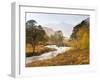 Autumn View Along Torridon River and Glen Torridon, Wester Ross, Highlands, Scotland, Uk-Lee Frost-Framed Photographic Print