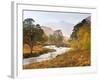 Autumn View Along Torridon River and Glen Torridon, Wester Ross, Highlands, Scotland, Uk-Lee Frost-Framed Photographic Print