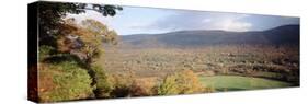 Autumn View from Hildene, Manchester, Vermont, USA-Walter Bibikow-Stretched Canvas