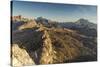 Autumn view from the top of mount Sass di Stria, 2477m, Cortina d'Ampezzo,Belluno district,Veneto,I-ClickAlps-Stretched Canvas