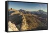 Autumn view from the top of mount Sass di Stria, 2477m, Cortina d'Ampezzo,Belluno district,Veneto,I-ClickAlps-Framed Stretched Canvas